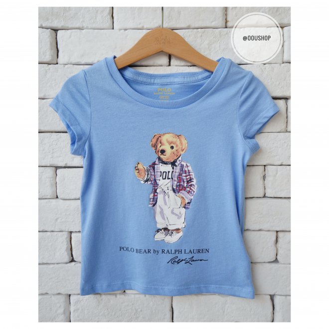 POLO RALPH LAUREN POLO BEAR COTTON KIDS T-SHIRT
