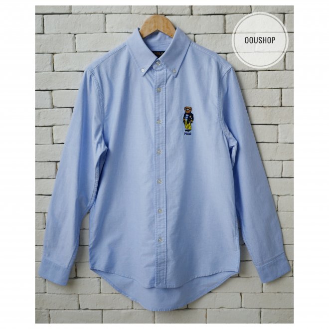 POLO RALPH LAUREN SLIM FIT POLO BEAR OXFORD SHIRT